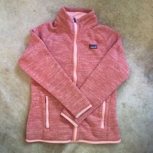 PATAGONIA girls better sweater fleece jacket